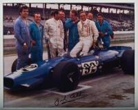 BRABHAM/REVSON: Two photographs hand signed by Sir Jack Brabham depicting the Repco Brabham BT25 at Indy in circa 68-69, featuring teammates&nbsp;Jack Brabham and Peter Revson - 4