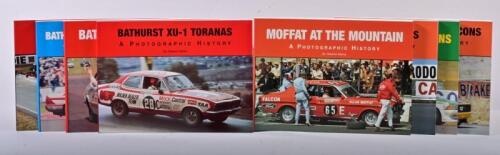BATHURST/STATHIS: A collection of eight softcover publications by Stephen Stathis. Group A Commodores, XD and XE Falcons, GTS Monaros, GT-HO FALCONS, TORANAS publications