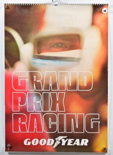 GRAND PRIX RACING: A 1984 'GRAND PRIX RACING' calendar as prepared for GOODYEAR
