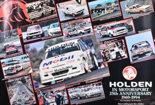 HOLDEN: A large format - 'HOLDEN IN MOTORSPORT 25th ANNIVERSARY 1969 - 1994 (Bathurst Winners)' - poster collage