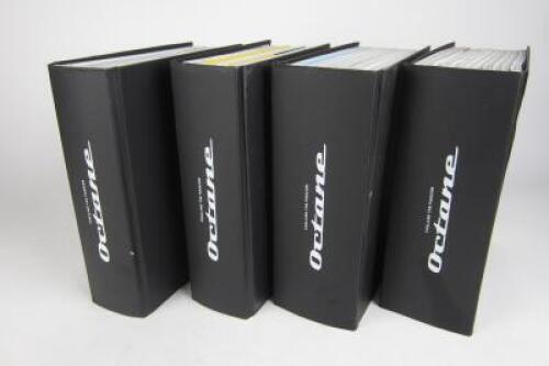 OCTANE: Four folders of twelve bound monthly copies of Octane magazine