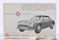 LANCIA: An original and superb 1966 LANCIA FLAMINIA SUPERSPORT sales brochure. English text - 2