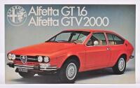ALFA ROMEO: An original Alfetta GT 1.6 and Alfetta GTV 2000 colour sales brochure. French text - 2