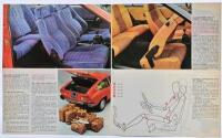 ALFA ROMEO: An original Alfetta GT 1.6 and Alfetta GTV 2000 colour sales brochure. French text - 3