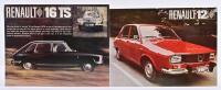 RENAULT: Two 1970's Renault Australia colour sales brochure. Renault 12 & Renault 16TS