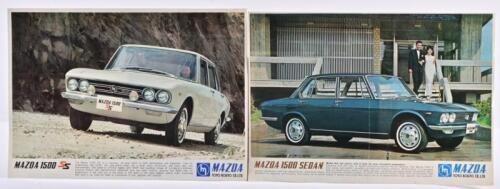 MAZDA: Two 1960's Mazda 1500 colour sales brochures. 'MAZDA 1500 SS' sales brochure