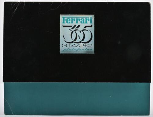 FERRARI: An original 1973 Ferrari '365 GT4/2+2 pininfarina' sales brochure
