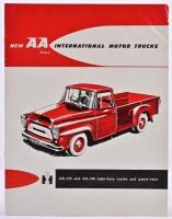 INTERNATIONAL: An original and interesting Australian 'International AA-110 and AA-120 light-duty trucks and panel-vans' sales brochure. Panel Van picture and specifications