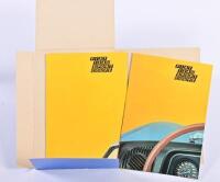 FIAT: Two Fiat 124 SPORT COUPE colour sales brochures. Blue carded folder containing two colour poster format brochures - 2