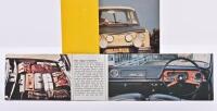 RENAULT: Two interesting Renault items. 'RACING RENAULTS' by Bob Watson, Manager Renault Rally Team information brochure & Renault 10 sales brochure - 2