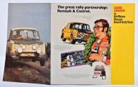 RENAULT: Two interesting Renault items. 'RACING RENAULTS' by Bob Watson, Manager Renault Rally Team information brochure & Renault 10 sales brochure - 4