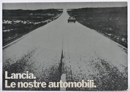 LANCIA: A 1970'S Lancia colour product sales brochure. Lancia Fulvia HF and HF lusso references
