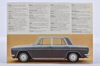 LANCIA: A 1970'S Lancia colour product sales brochure. Lancia Fulvia HF and HF lusso references - 2