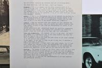 ISO: An impressive and rare 1960/1970's Iso model range sales brochure. Individual model picture cards - 3