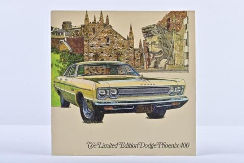 DODGE: A Limited Edition Dodge Phoenix 400 colour sales brochure. As prepared by CHRYSLER AUSTRALIA
