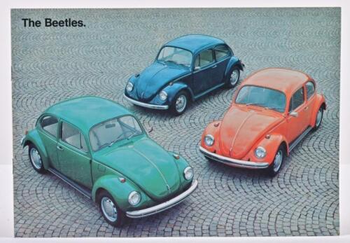 VOLKSWAGEN: A 1970's Volkswagen Beetle sales brochure