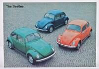 VOLKSWAGEN: A 1970's Volkswagen Beetle sales brochure