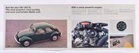 VOLKSWAGEN: A 1970's Volkswagen Beetle sales brochure - 2