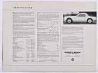 TRIUMPH: An interesting 1966 'TRIUMPH SPITFIRE MKII' colour sales brochure - 3