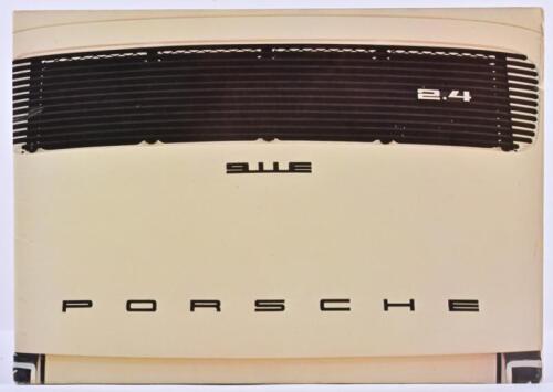 PORSCHE: A 1970's Porsche 911 sales brochure. With separate 911 model Technical Data fold out sheet