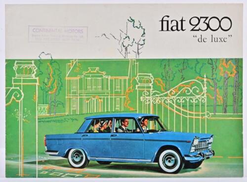 FIAT: An Australian prepared colour Fiat 2300 "de luxe"sales brochure