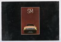 CITROEN: A 1970's CITROEN SM 'INJECTION ELECTRONIQUE' sales brochure. French text specifications