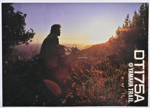YAMAHA: A YAMAHA TRAIL DT175A sales brochure. Printed in Japan