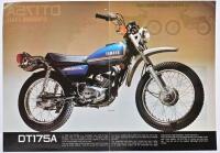 YAMAHA: A YAMAHA TRAIL DT175A sales brochure. Printed in Japan - 2