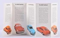 VOLKSWAGEN: An Australian prepared Volkswagen folded colour pamphlet detailing a 1970's model range - 2
