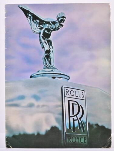 ROLLS-ROYCE: A 1969 Rolls-Royce Silver Shadow sales brochure