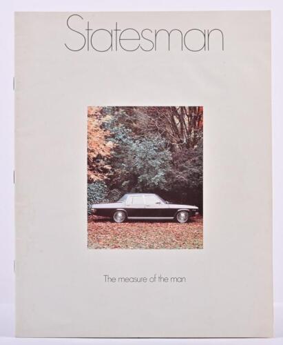 STATESMAN: An original 1971 HQ Holden 'Statesman' colour sales brochure