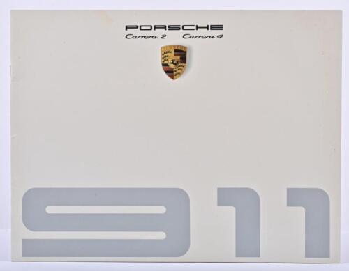 PORSCHE: A 1990's Porsche Carrera 2, Carrera 4 sales brochure