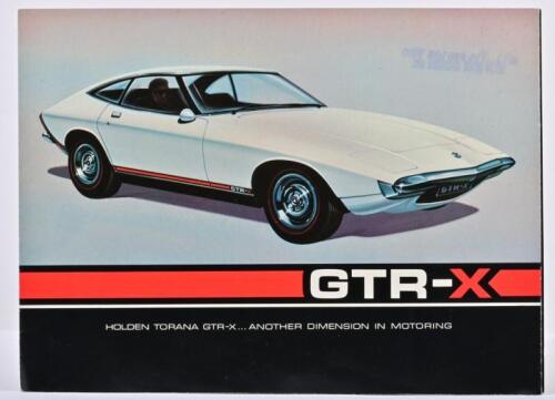 HOLDEN: A rare 1970 Holden Torana GTR-X colour sales brochure