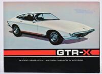 HOLDEN: A rare 1970 Holden Torana GTR-X colour sales brochure