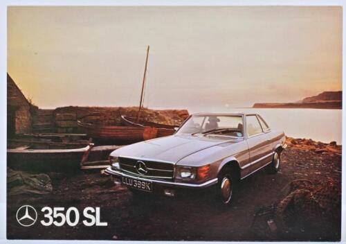 MERCEDES-BENZ: A Mercedes-Benz 350 SL sales brochure