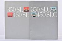 MERCEDES-BENZ: Two Mercedes-Benz sales brochures. '350 SL/450 SL' & '350 SLC/450SLC'. English and German text