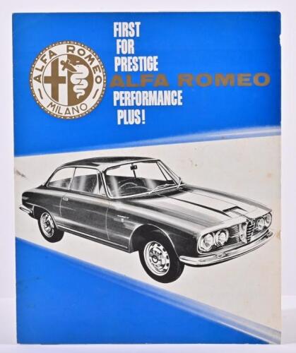 ALFA ROMEO: An original 1960's LIGHTBURN & CO. LIMITED Alfa Romeo sales brochure