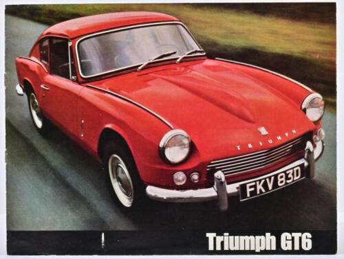 TRIUMPH: An interesting 1966 'Triumph GT6' colour sales brochure