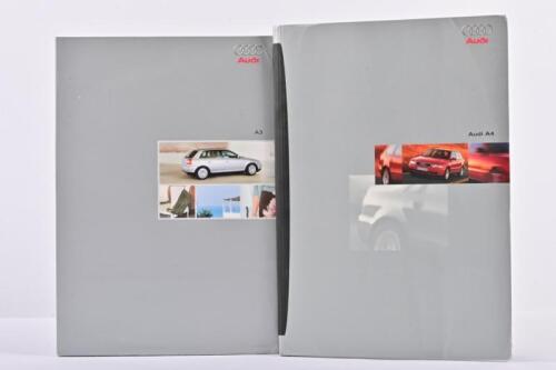 AUDI: Two Audi sales brochures. 2000 A3 & A4 sales brochures