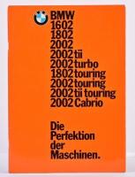 BMW: An impressive 1970's BMW 1602 - 2002 Cabrio colour sales brochure. German text