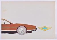 LAGONDA: An original 1975 Aston Martin Lagonda colour sales brochure
