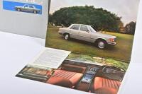 MERCEDES-BENZ: Three 1970's Mercedes-Benz 'S' Class (W116) sales brochures. English & German text - 2