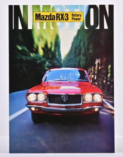 MAZDA: A Mazda Japan 'Mazda RX-3 Rotary Power' sales brochure