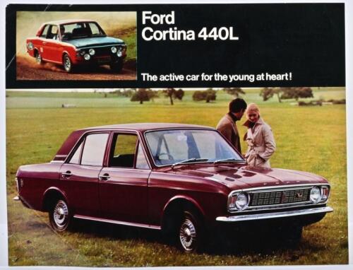 FORD: A Ford Australia 'Ford Cortina 440L' sales brochure