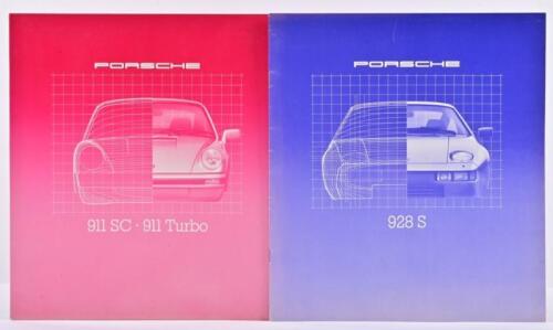 PORSCHE: Two German text Porsche sales catalogues covering the 911 SC, 911 Turbo and 928 S models. Circa 1970's/1980's