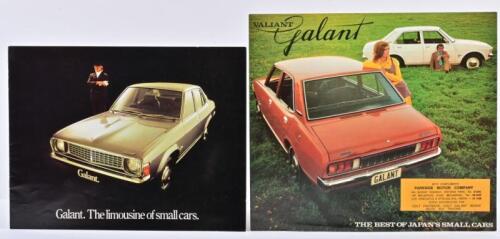 GALANT: Two Chrysler Australia Valiant Galant sales brochures. Circa 1970's
