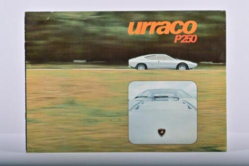 LAMBORGHINI: An original Automobili Ferruccio Lamborghini S.p.A.' Lamborghini Urraco P250 sales brochure