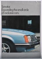 OPEL: A 1978 Opel Senator sales brochure. English text