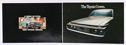 TOYOTA: Two Toyota Crown sales brochures from 1960's/1970's