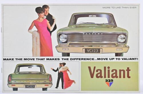 VALIANT: A rare and original Chrysler Australia 'Valiant 225' (VC) sales brochure. Circa 1960's